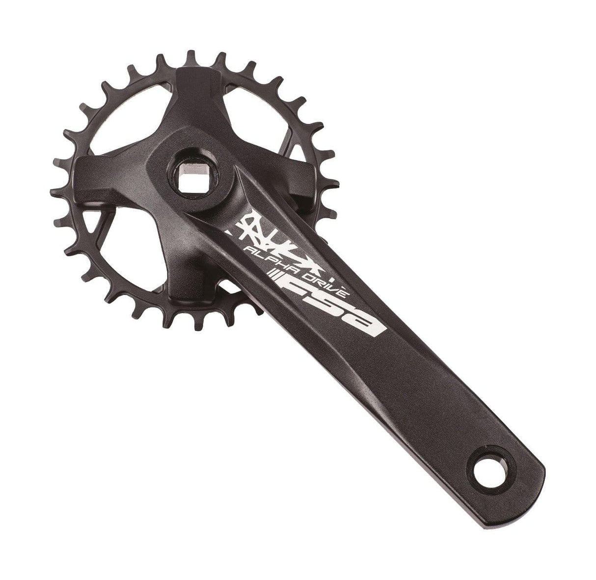 FSA Alpha Drive JIS Chainset (1x, 34T, 175mm, V18)