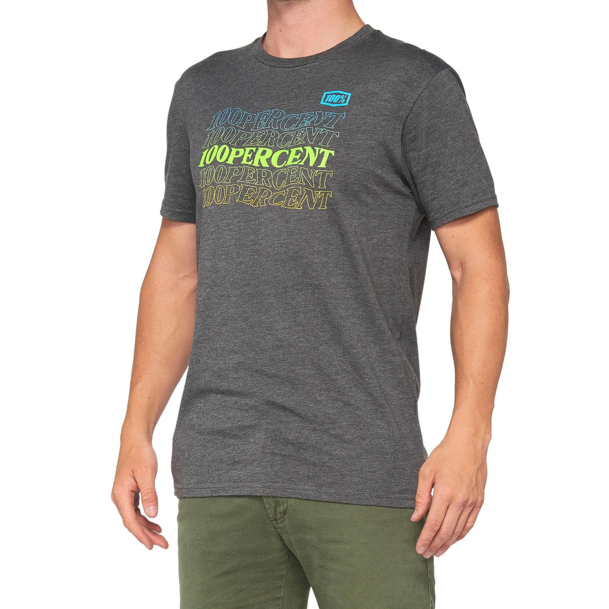 100% Silva T-Shirt Charcoal Heather S