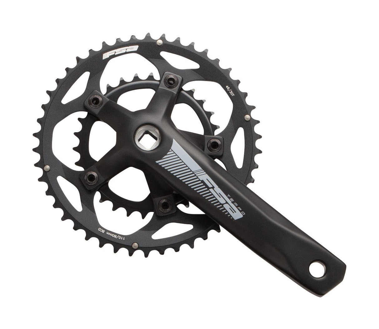 FSA Tempo Adventure JIS Chainset (2X10, 46/30T, 175mm, V18)