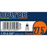 Nutrak 27.5 or 650B x 1.75 - 2.125 Presta inner tube