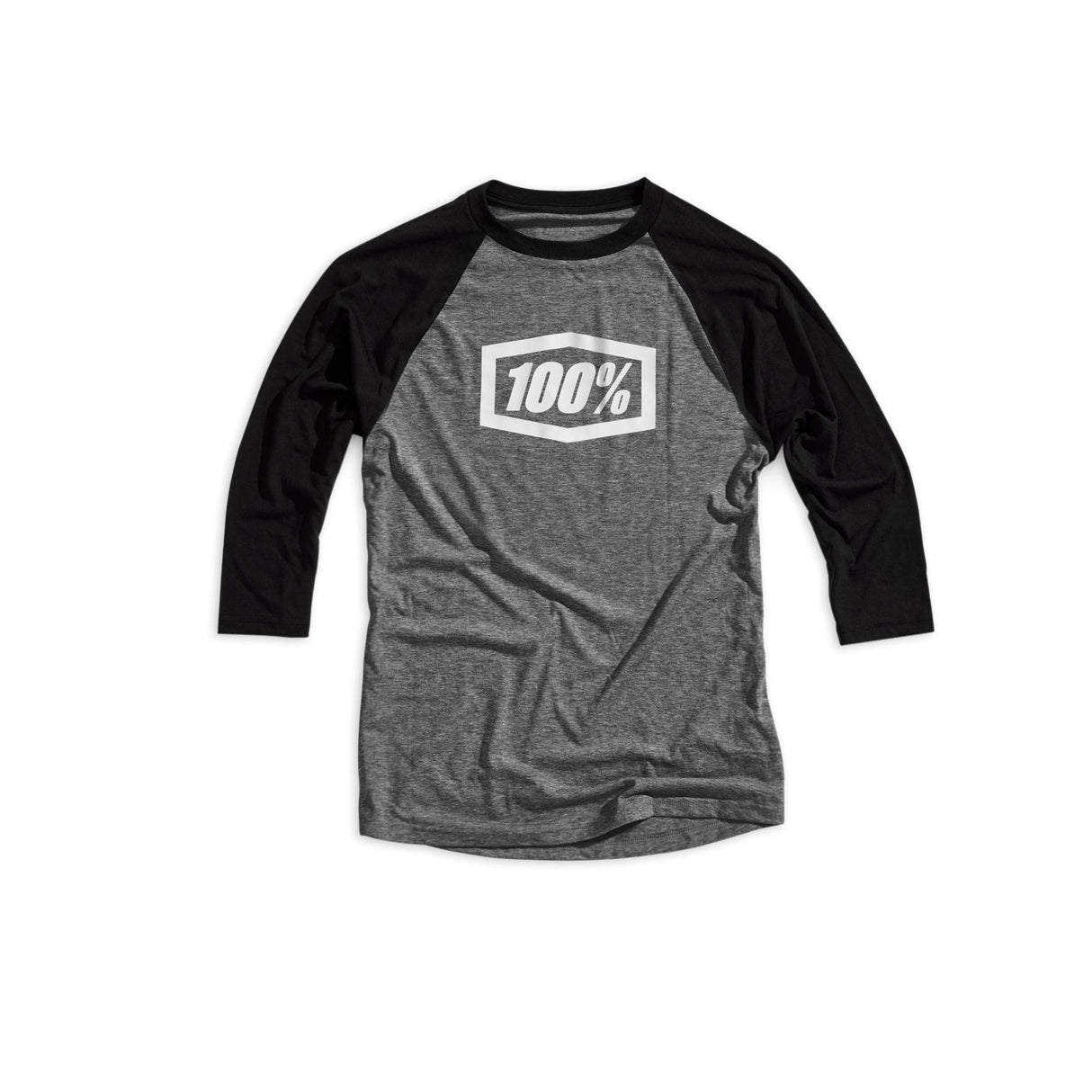 100% Icon &#190; Tech Tee Grey / Black M