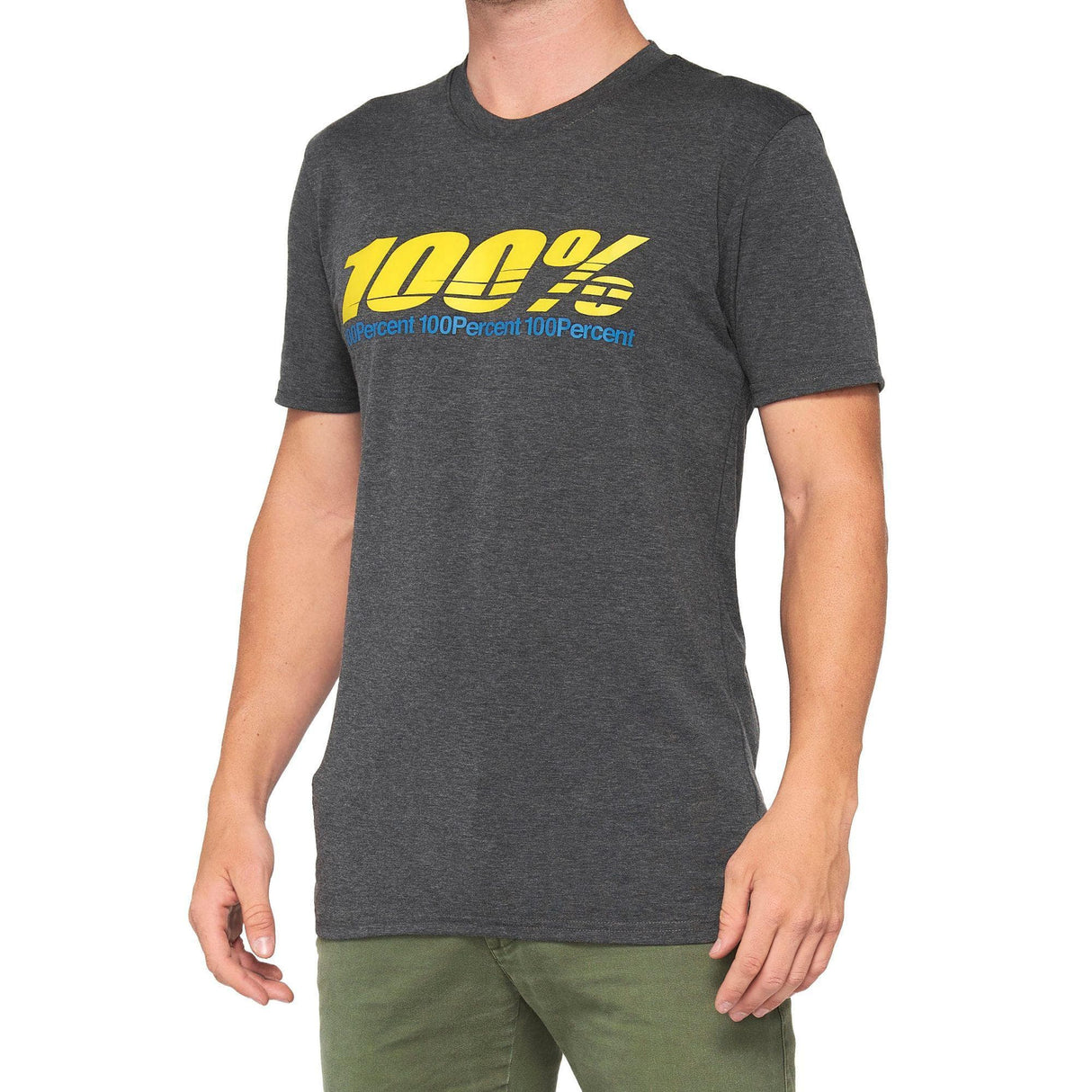 100% Argus Tech T-Shirt Charcoal Heather L