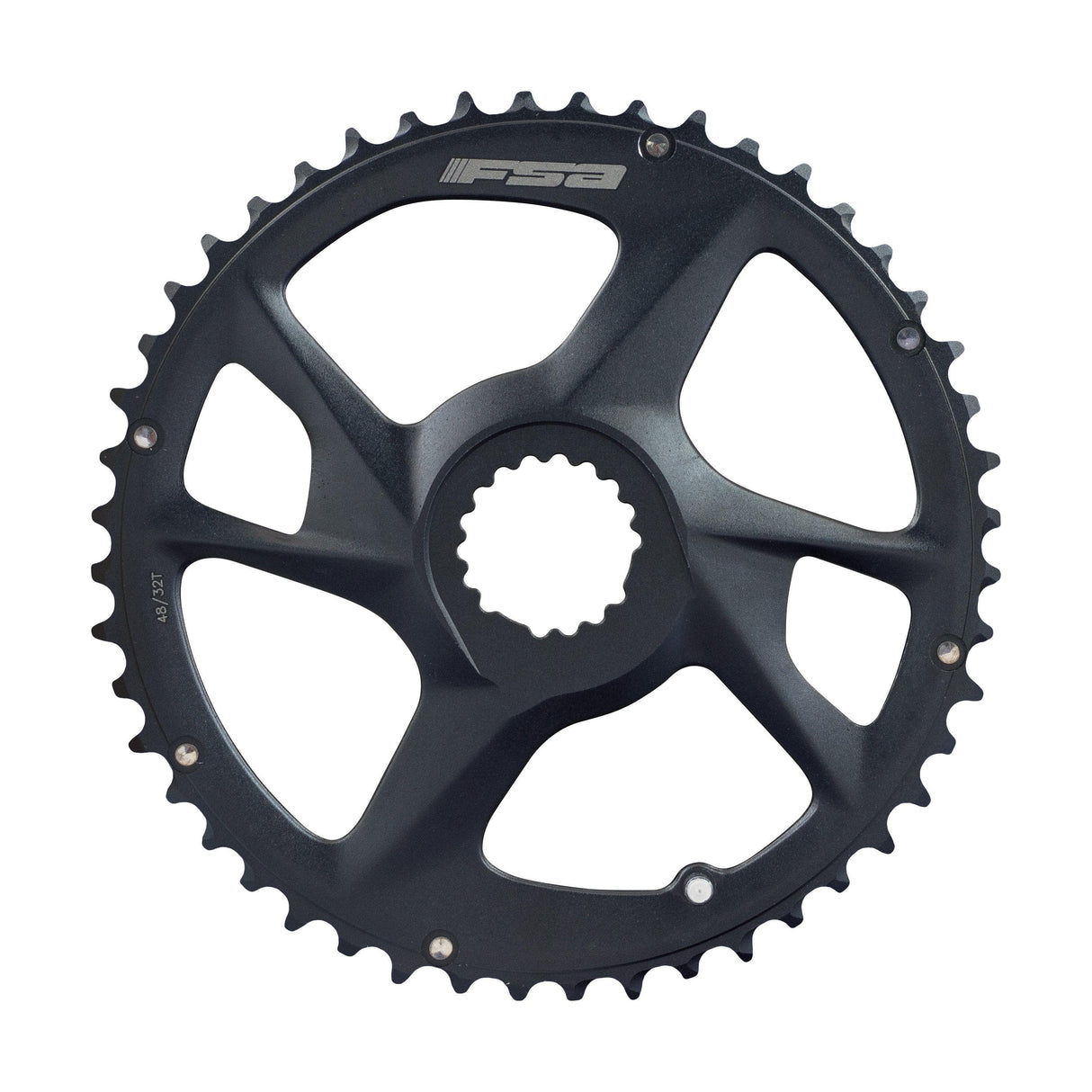 FSA Adventure Road Chainring (2x11, 90x46T (30T), Black, 4h, DM)