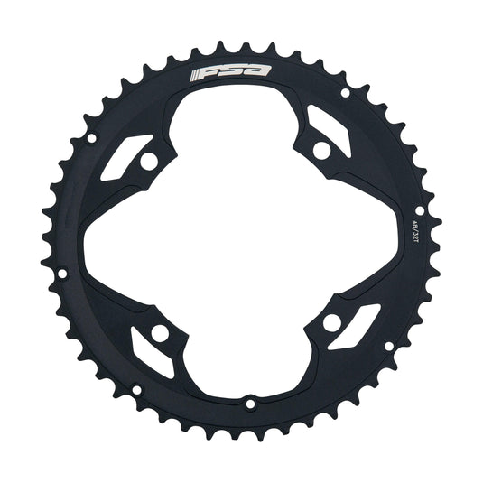 FSA Pro Road Chainring 2x11 120x52T Black 4h BikeParts