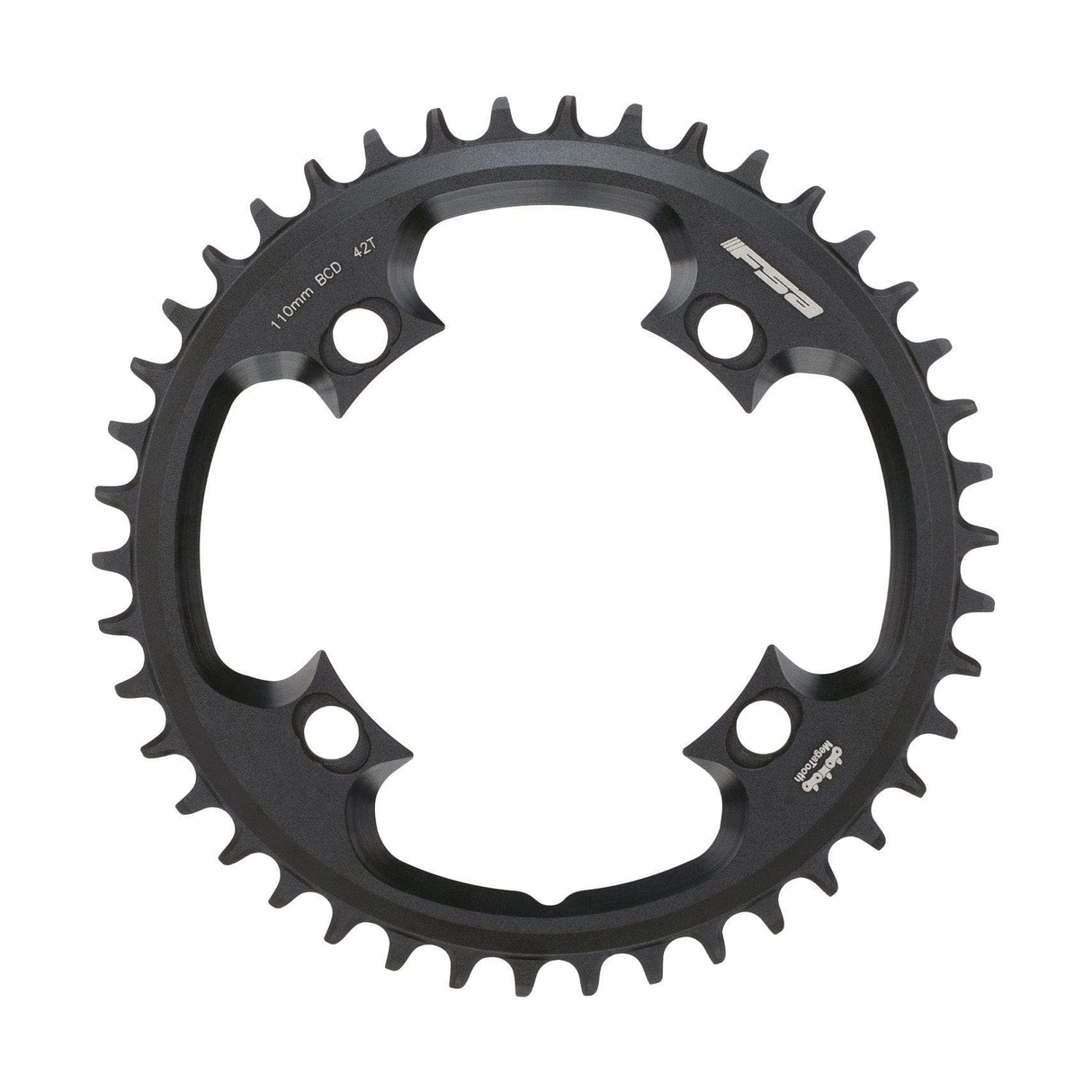 FSA SL-K ABS Road Chainring (1x11, 110x42T, Black, 4h)