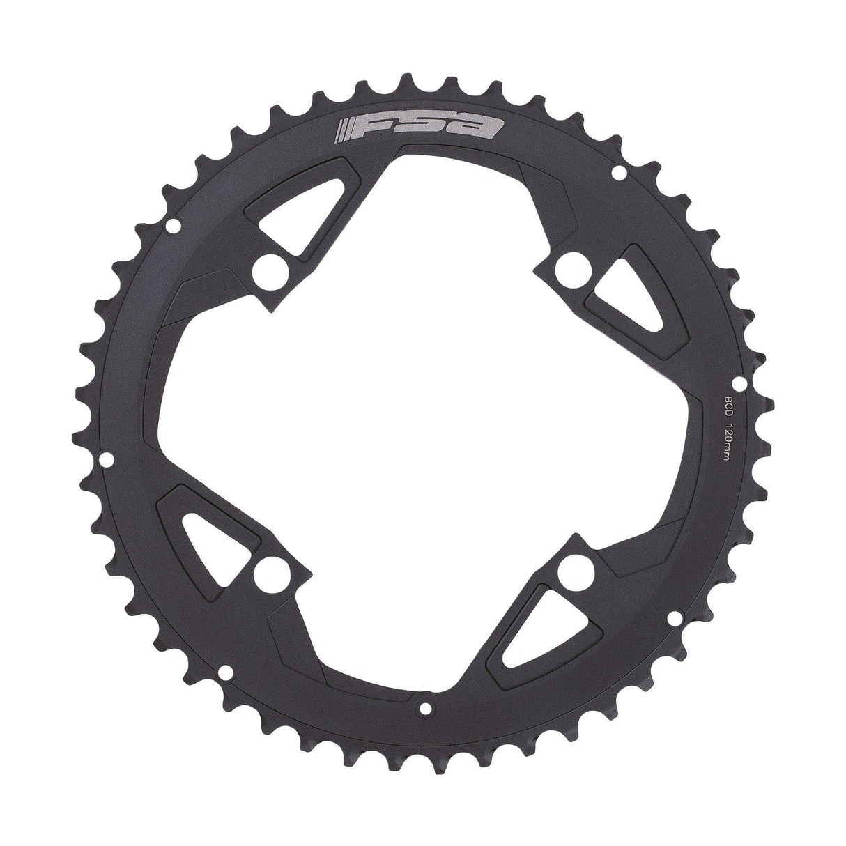 FSA Gossamer ABS Road Chainring (2x11, 120x46T, Black, V21)