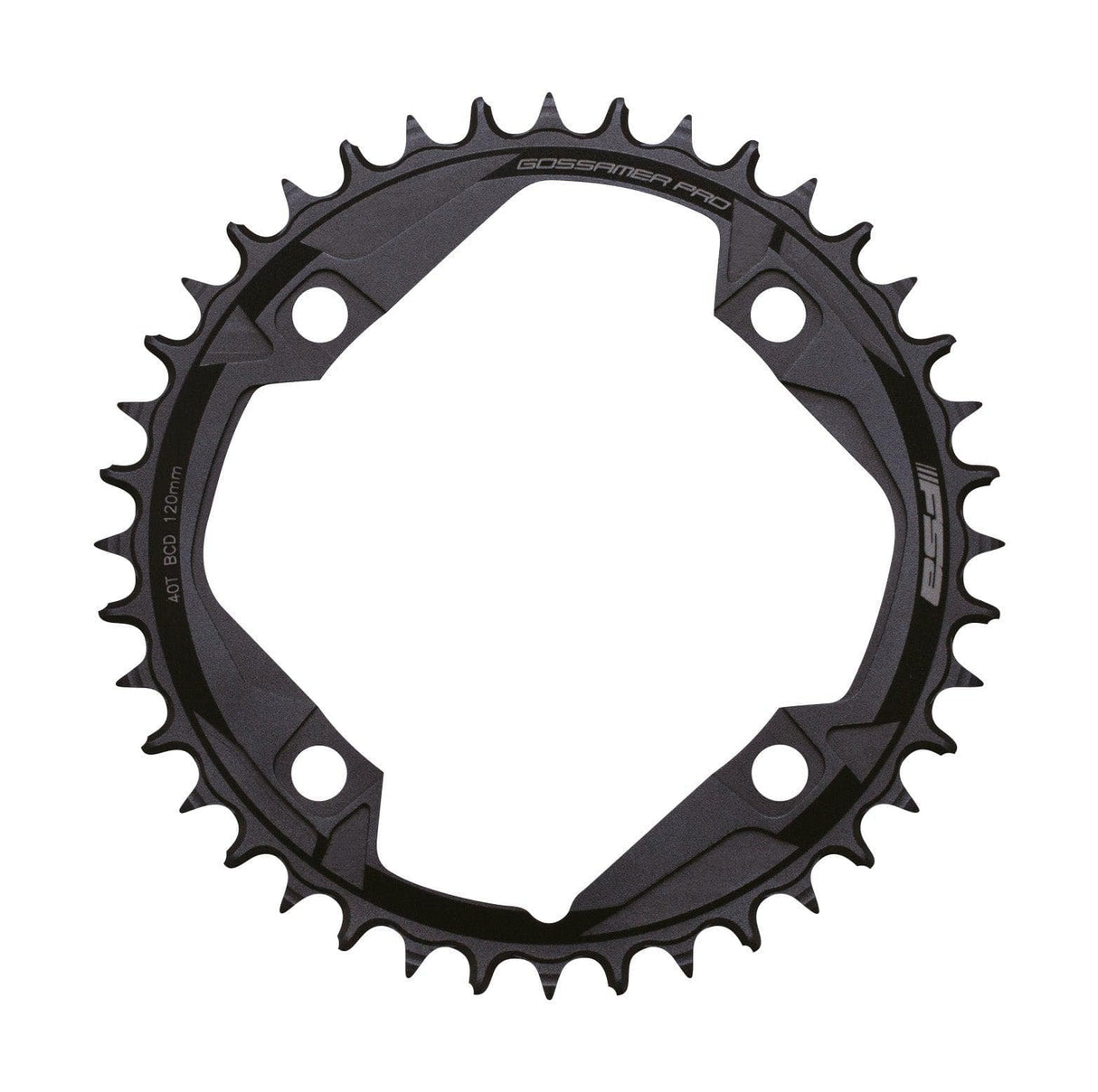 FSA Gossamer Road ABS Chainring (1x11, 120x38T, Black, V21)