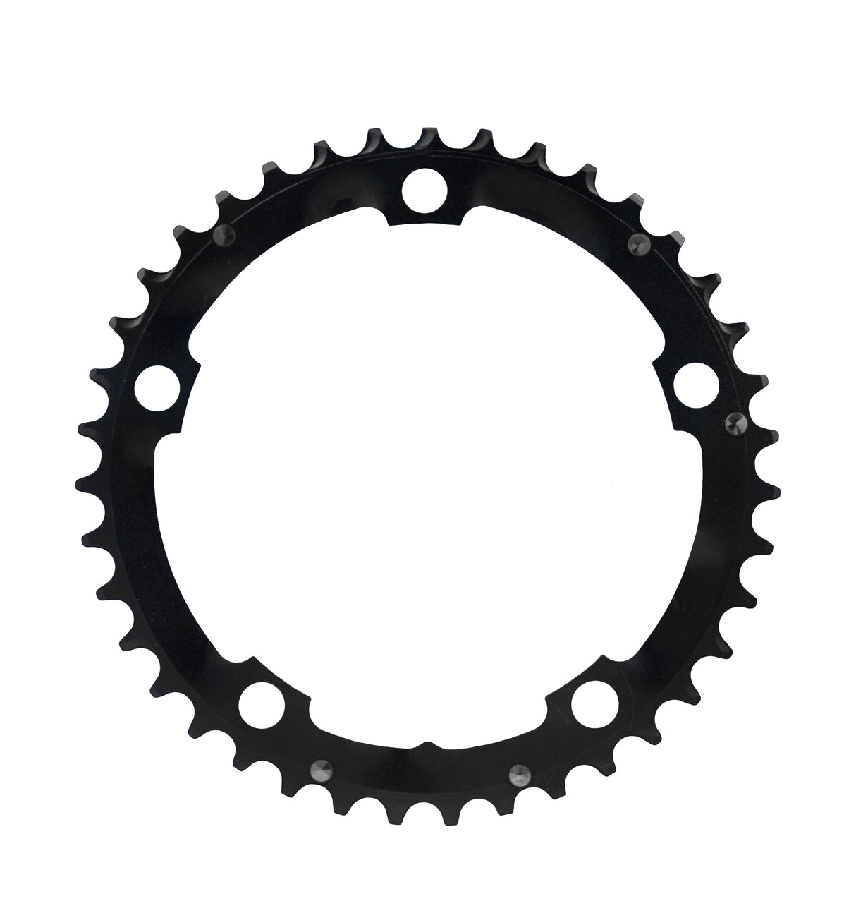 FSA Alloy Road Chainring (3x10, 130x39T, Black, 5h)