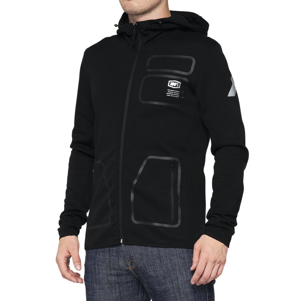 100% Viceroy Tech Zip Hoodie 2022 Black L