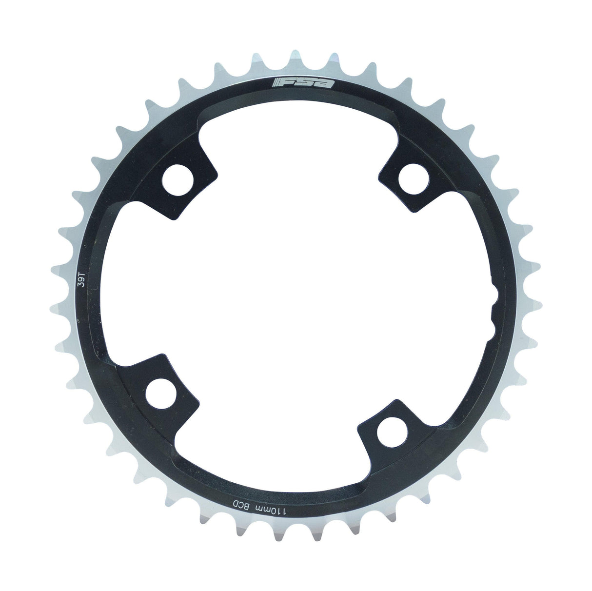 FSA Gossamer ABS Road Chainring (2x11, 110x39T, Black, 4h)