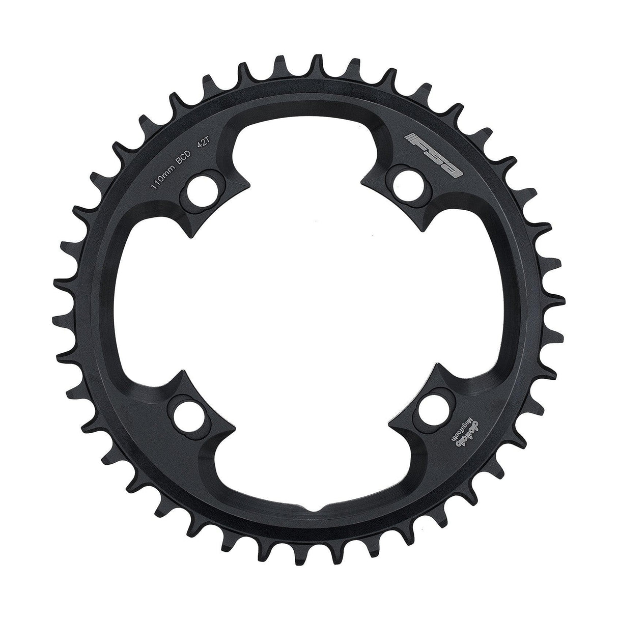 FSA Super T ABS Road Chainring (1x11, 110x42T, Black, 4h)