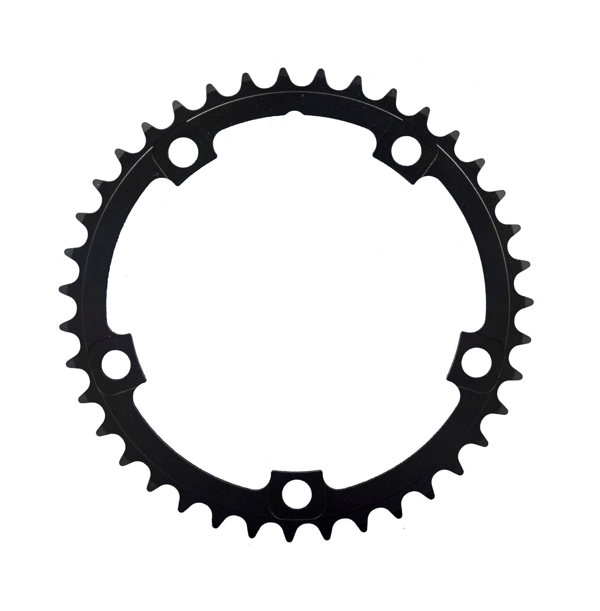 FSA Pro Road Chainring (2x11, 130x39T, Black, 5h)