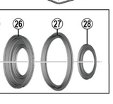 Shimano Spares SG-S700 right hand dust cap D