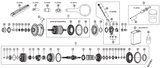 Shimano Spares SG-S700 internal assembly; 187 mm