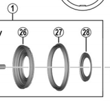 Shimano Spares SG-S700 right hand dust cap A with seal