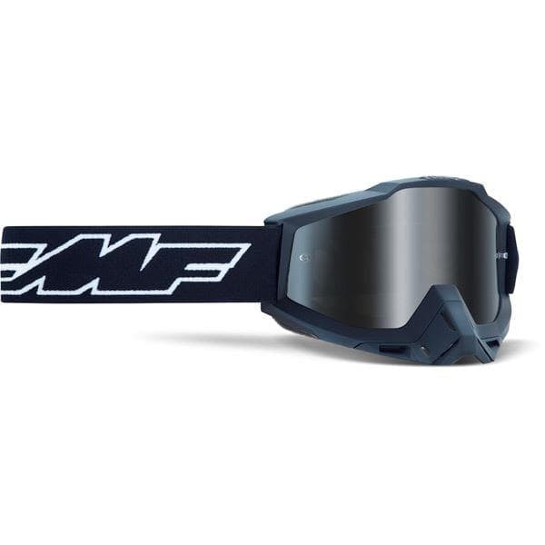 FMF Goggles POWERBOMB Goggle Rocket Black Mirror Silver Lens