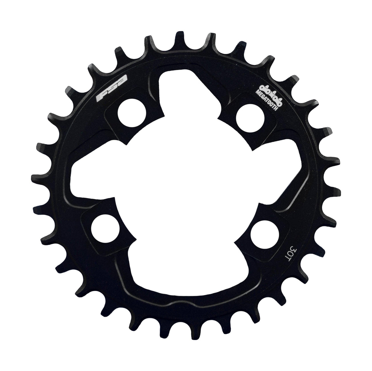 FSA Comet ABS MTB Chainring (1x11, 76x30T, Black, 4h)