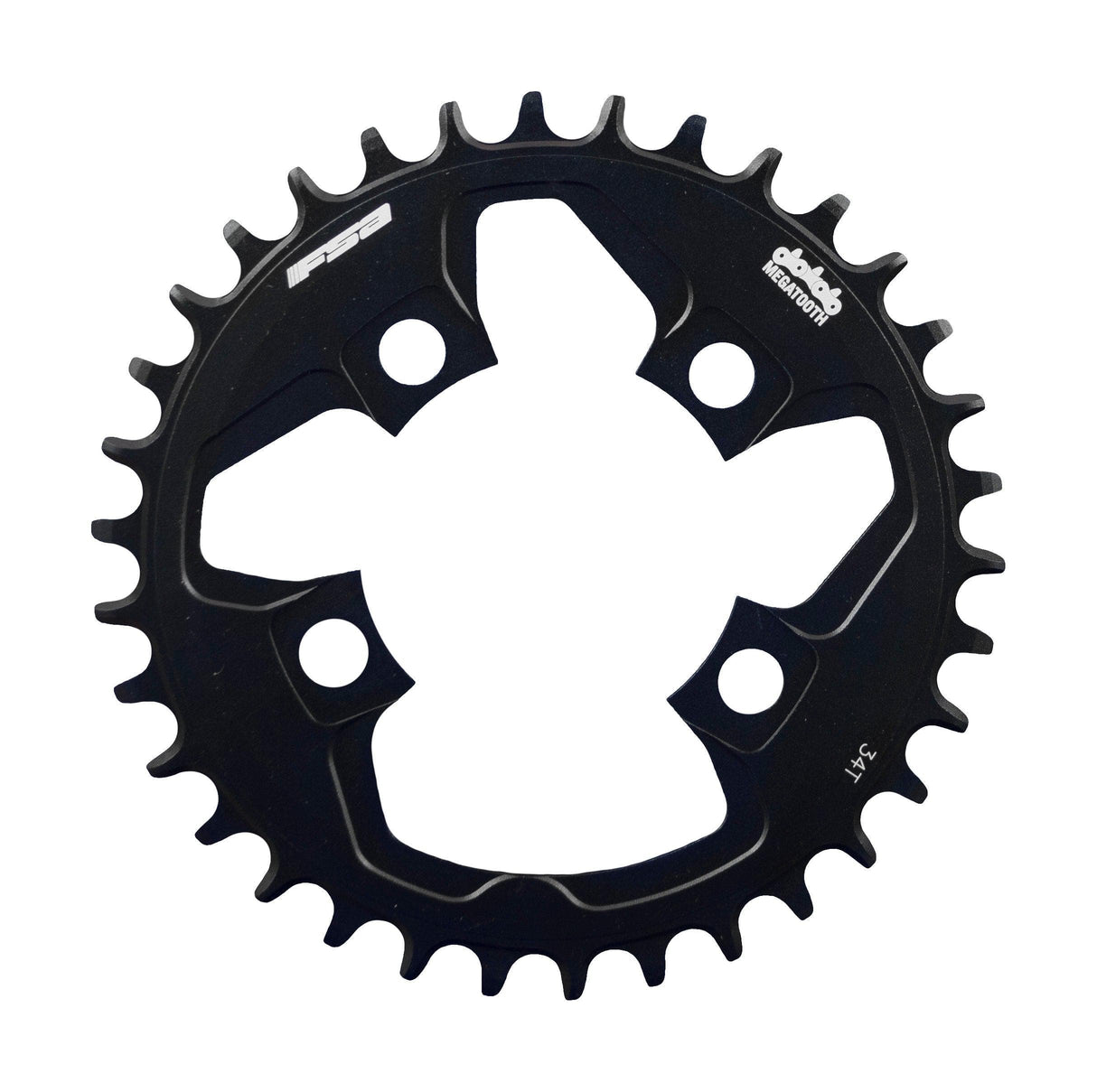 FSA Comet ABS MTB Chainring (1x11, 76x34T, Black, 4h)