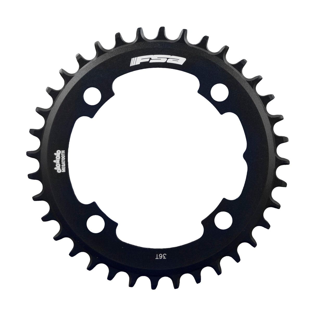 FSA Megatooth MTB Chainring (1x11, 104x36T, Black, 4h)