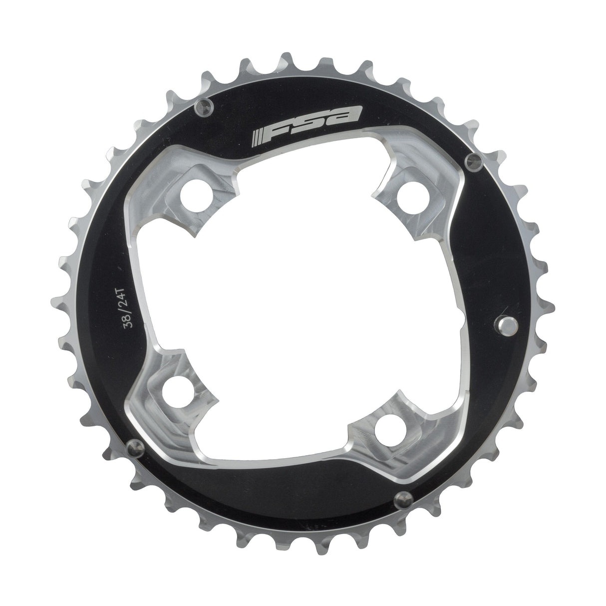 FSA SL-K ABS MTB Chainring (2x11, 96x40T, Black, 4h)