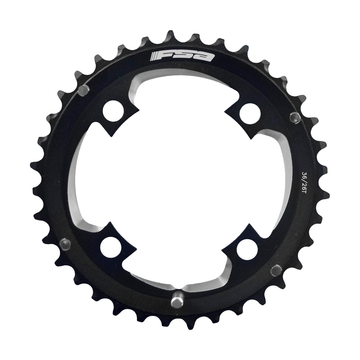 FSA Comet Modular MTB Chainring (2x11, 96x36T(26T), Black, 4h)