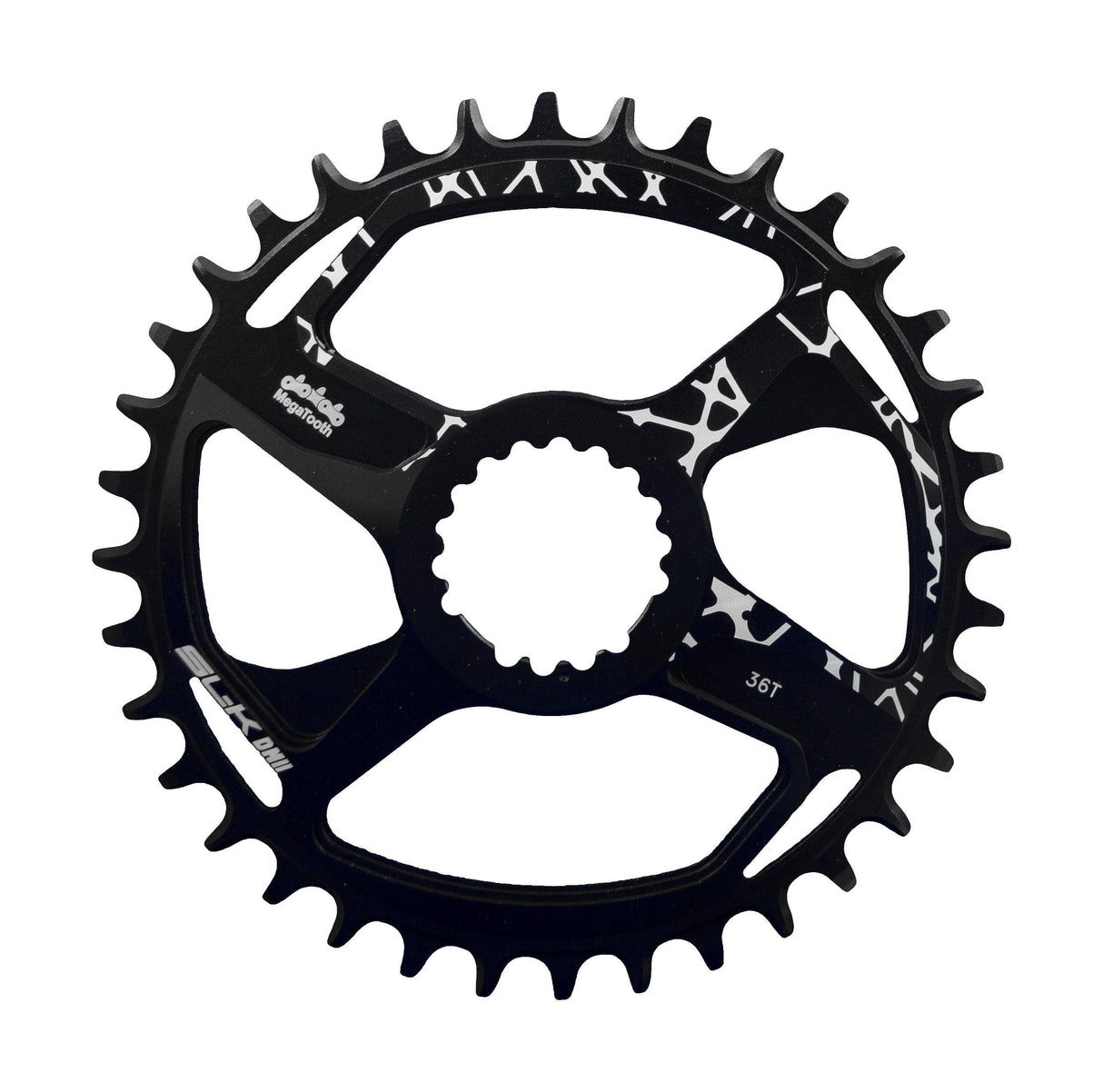 FSA SL-K Modular MTB Chainring (1x11, 36T, Black, DM)