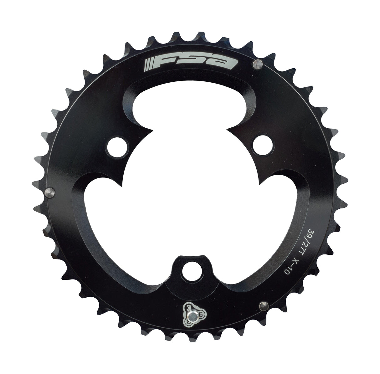 FSA Pro MTB Chainring (2x10, 86x39T, Black, 3h)