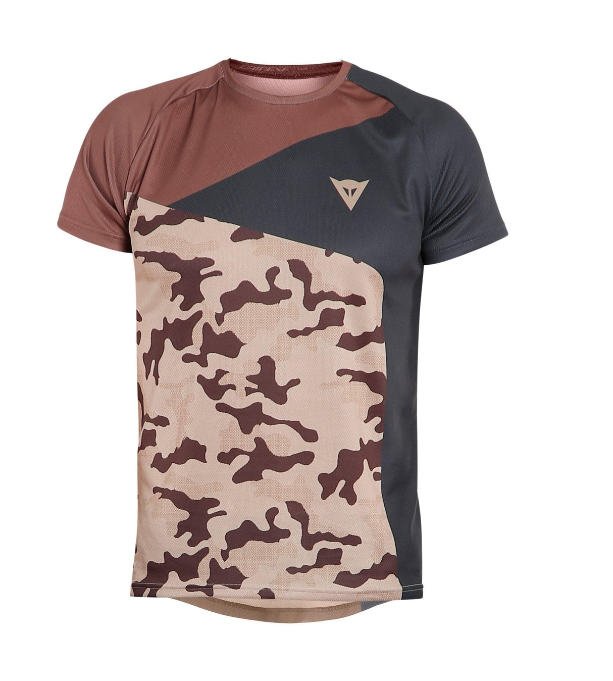 Dainese HG Tee 3 SS T-Shirt (Camo Sand, Dark Grey, L)