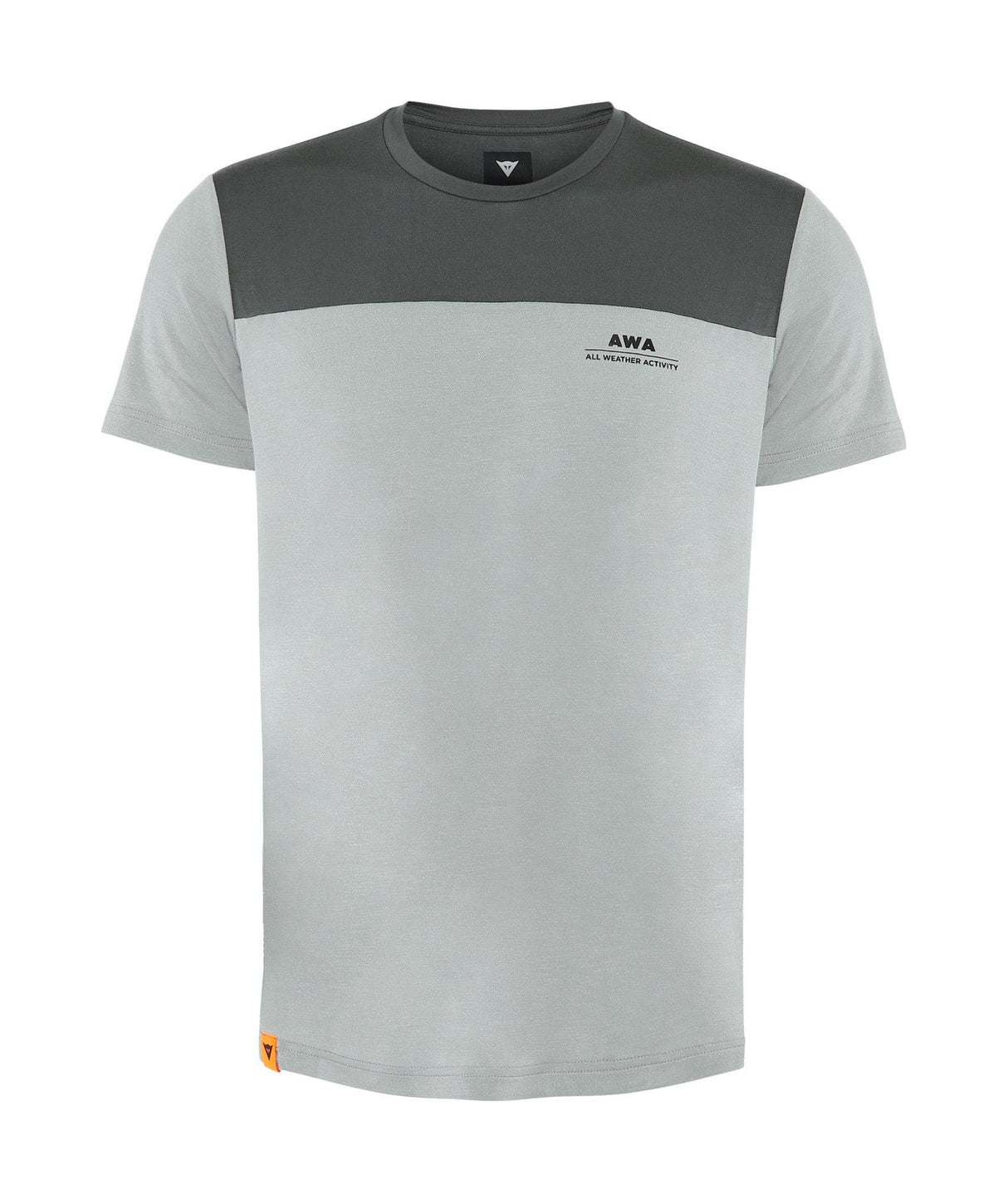 Dainese AWA BLACK Tee T-Shirt (Dark Grey, L)