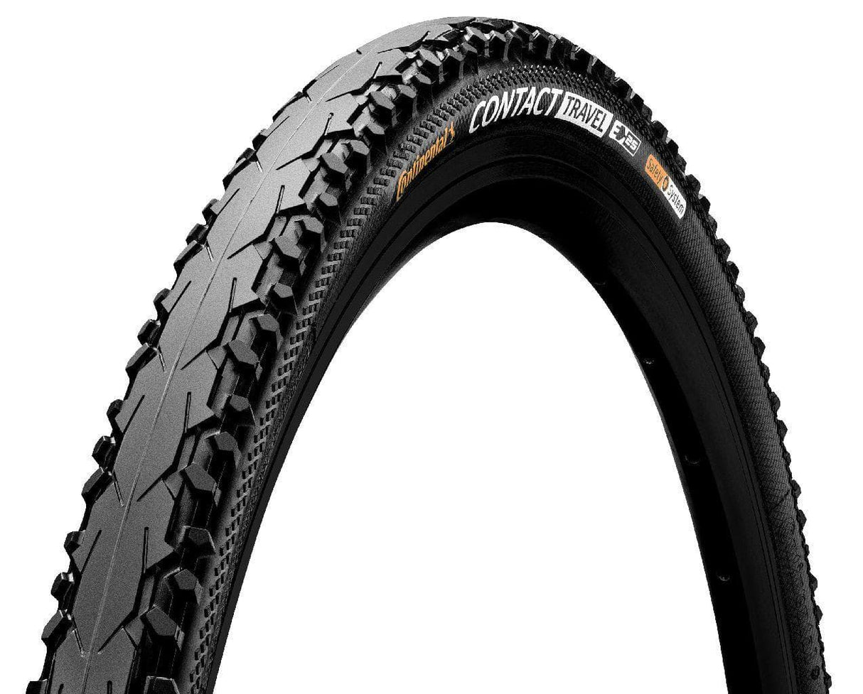 Continental 26" | 26 x 1.75 47-559 Contact Travel black/black wire reflex skin SafetySystem Breaker tyre