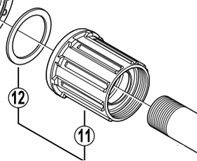 Shimano Spares FH-M770 Freehub body washer