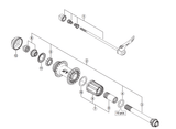 Shimano Spares FH-M785 complete quick release; 168 mm