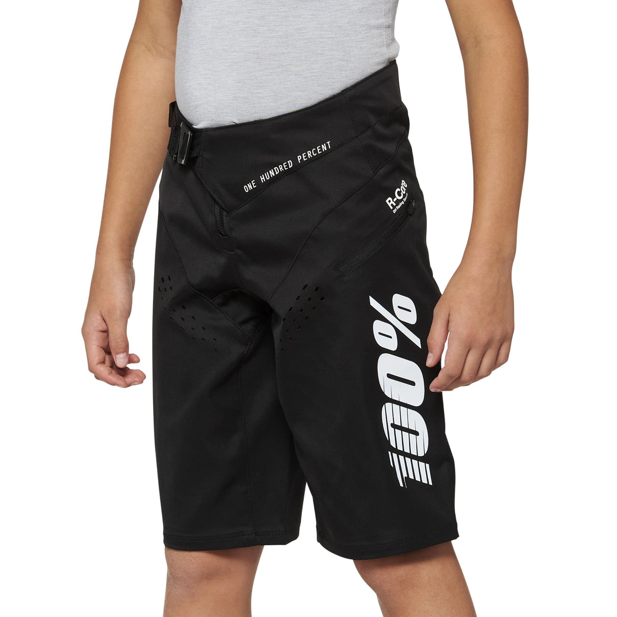 100% R-Core Youth Shorts 2022 Black 28"