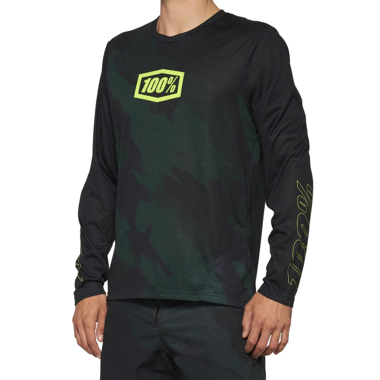 100% Airmatic Long Sleeve Limited Edition Jersey 2022 Black Camo M