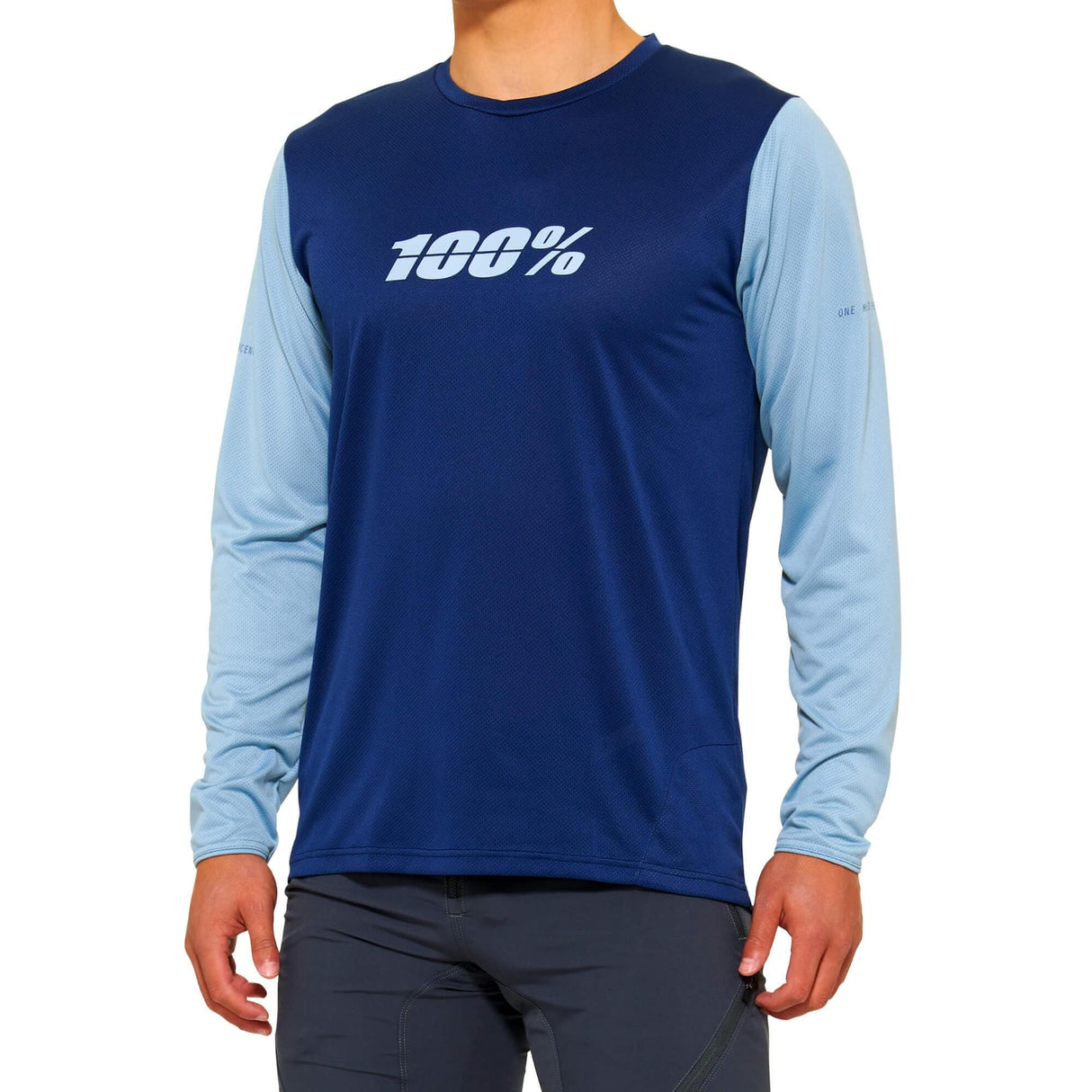 100% Ridecamp Long Sleeve Jersey 2022 Navy / Slate XL