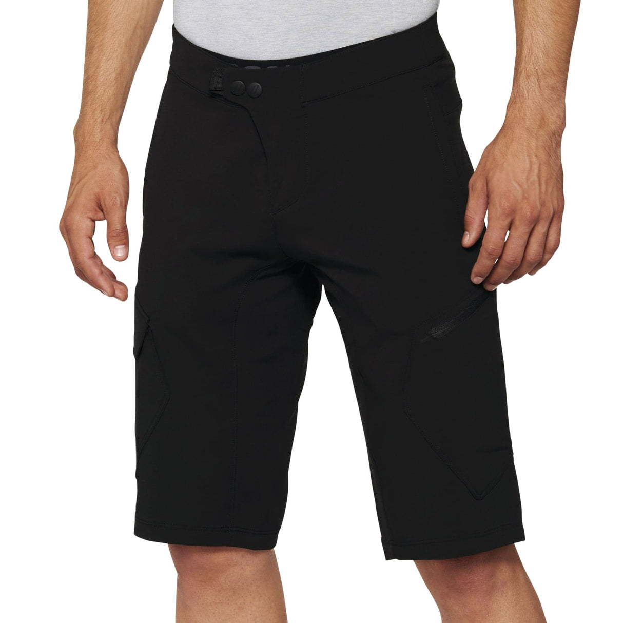 100% Ridecamp Shorts with Liner 2022 Black 34"