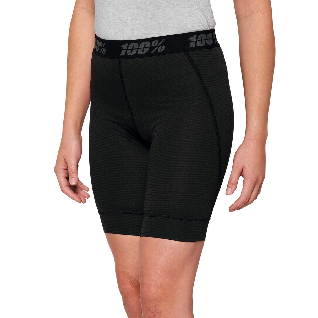 100% Ridecamp Women's Shorts with Liner 2022 Black L