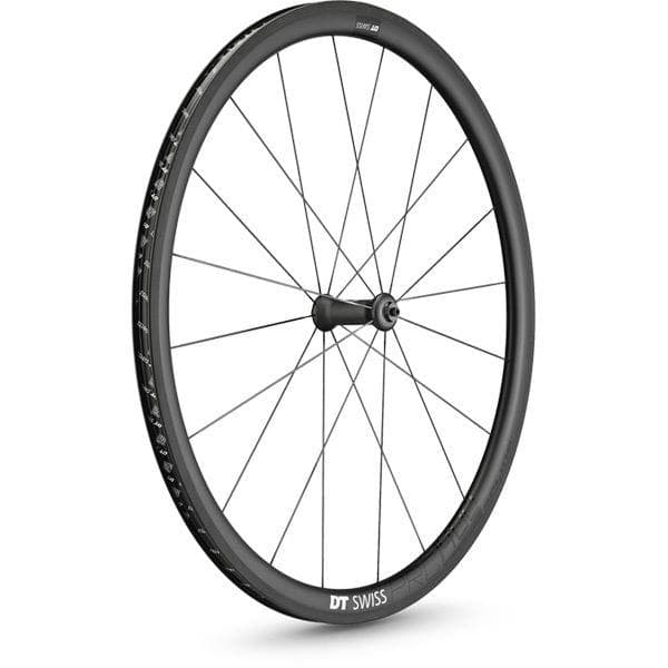 DT Swiss PRC 1400 SPLINE wheel; carbon clincher 35 x 18 mm rim; front