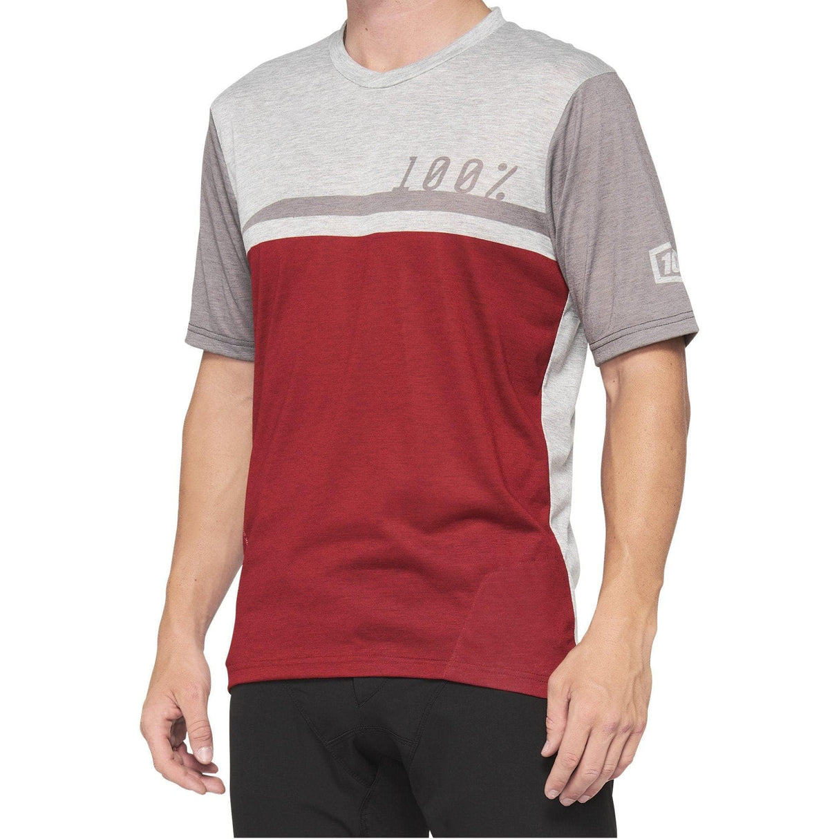 100% Airmatic Jersey Steel Cherry / Grey S