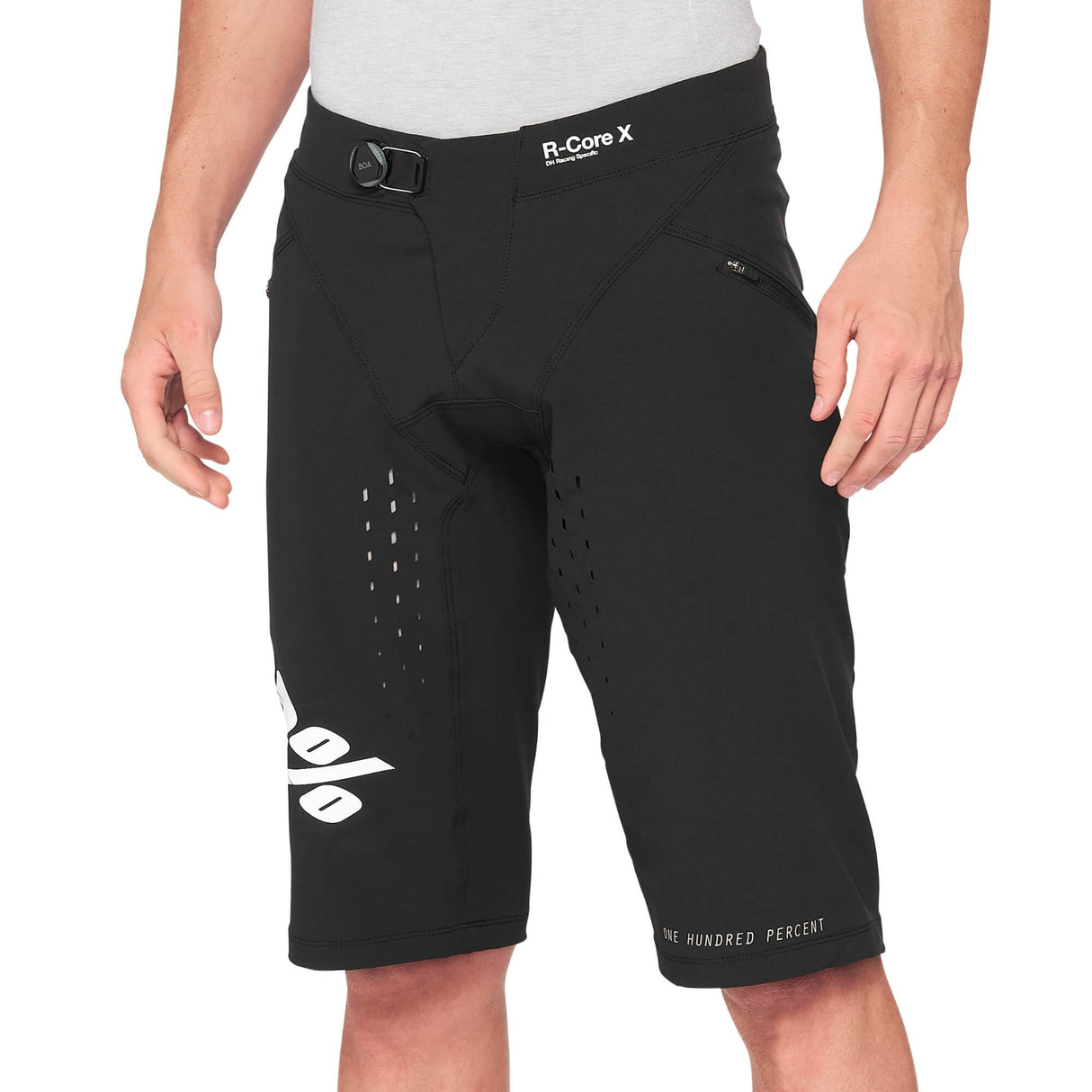 100% R-Core X Shorts 2022 Black 36"