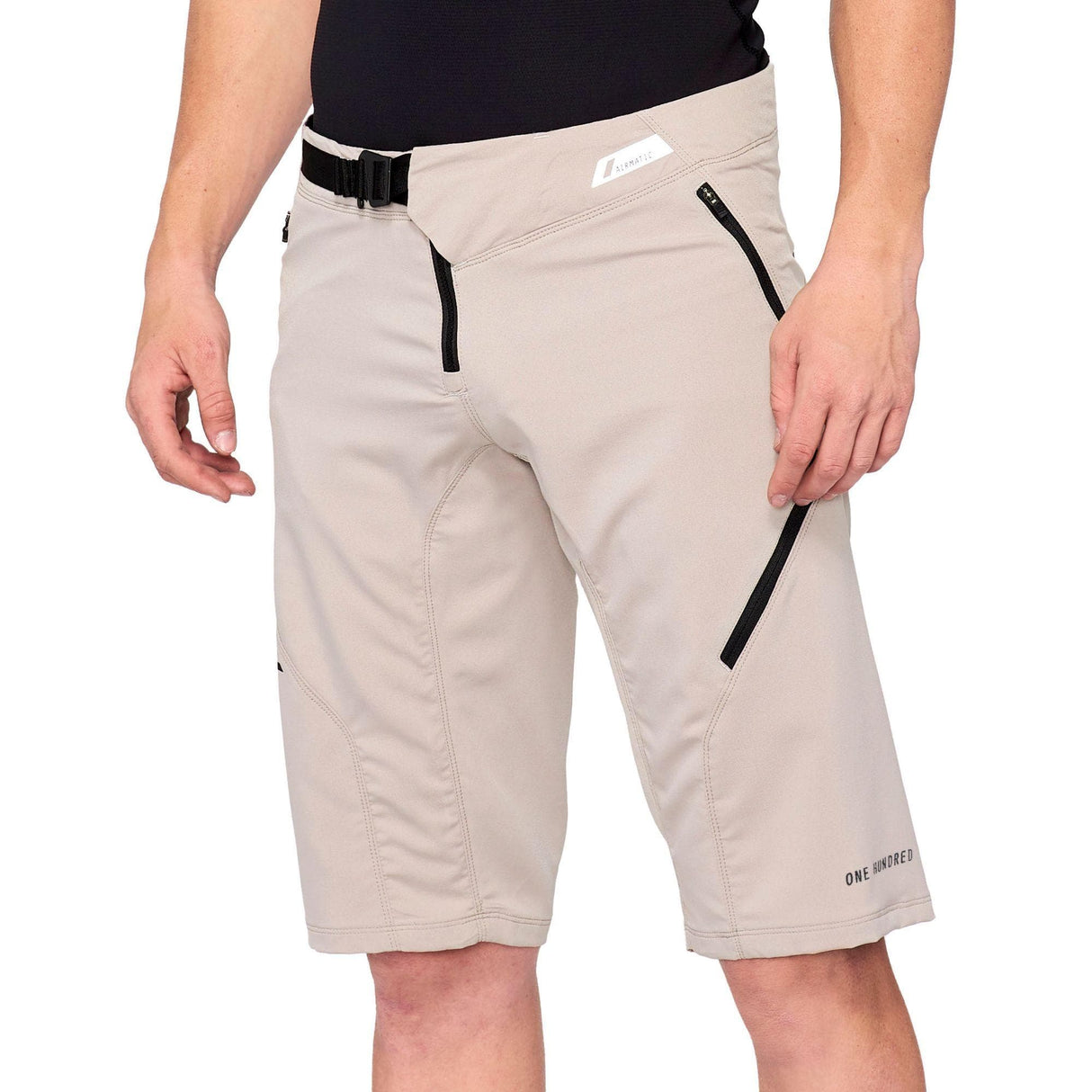 100% Airmatic Shorts Warm Grey 36"