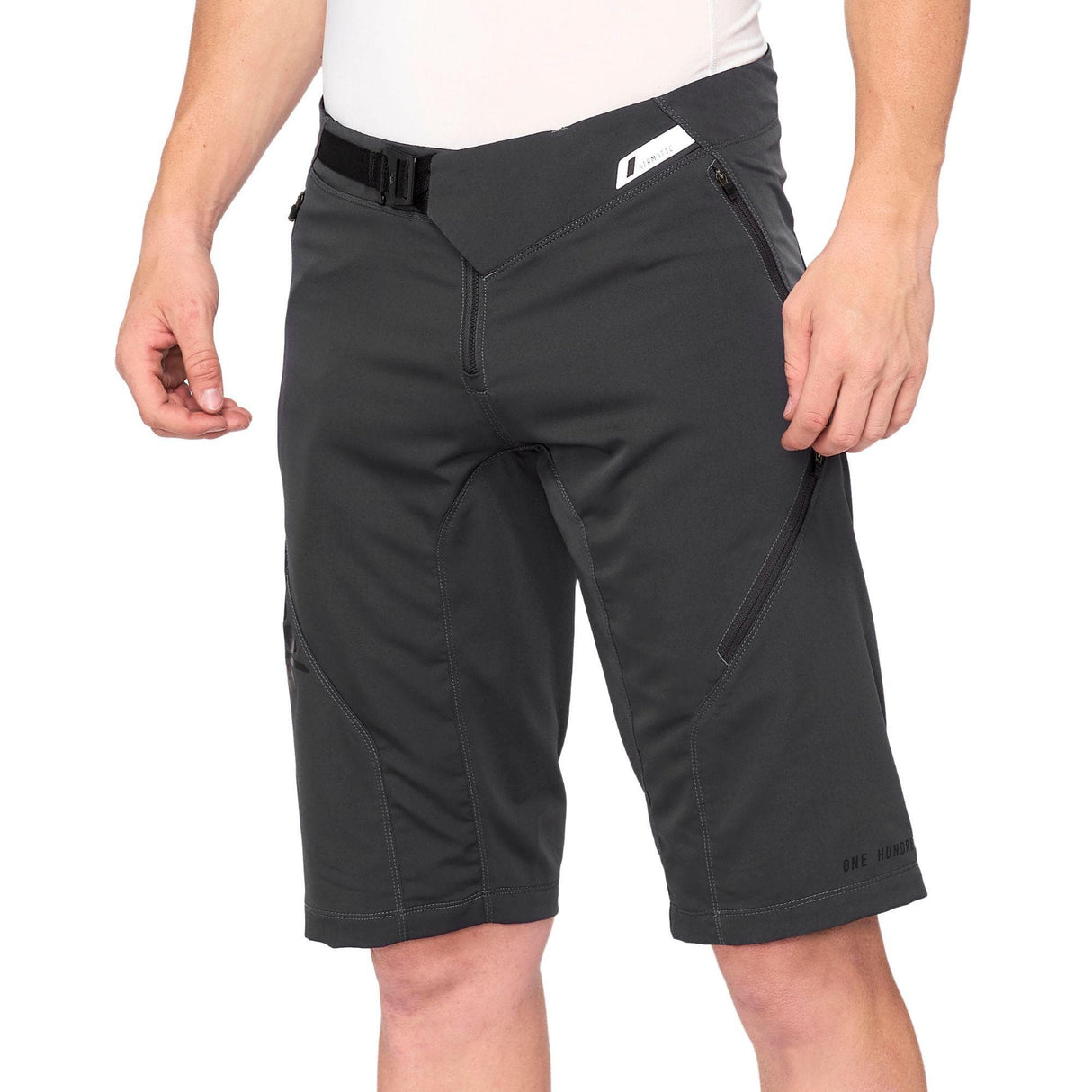 100% Airmatic Shorts 2022 Charcoal 36"