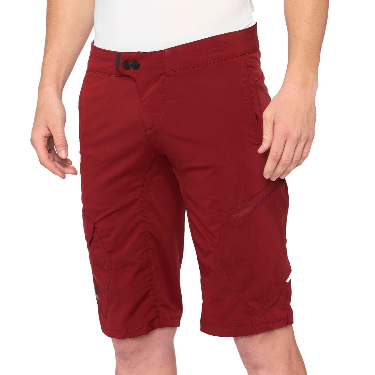 100% Ridecamp Shorts Brick 38"