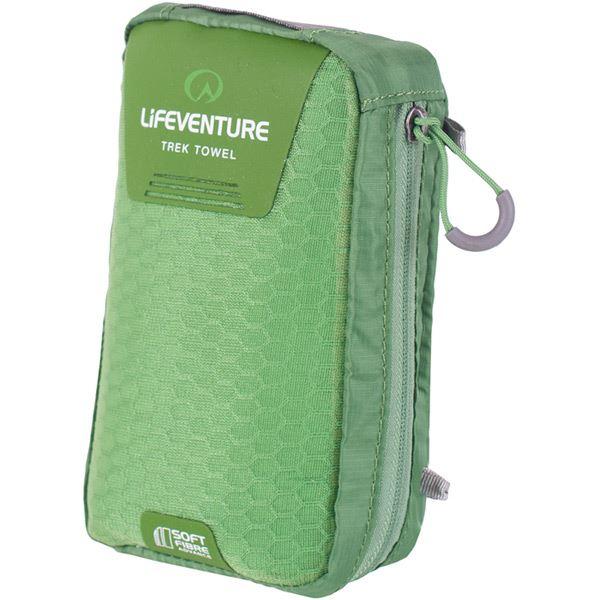 Lifeventure SoftFibre Trek Towel - Large - Green