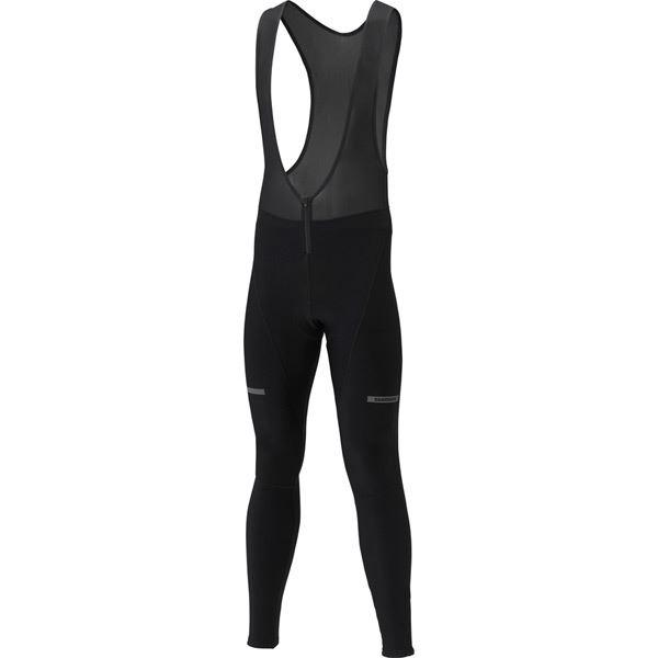 Shimano Clothing Men's Winter Bib Tights, Black, Size XXXL