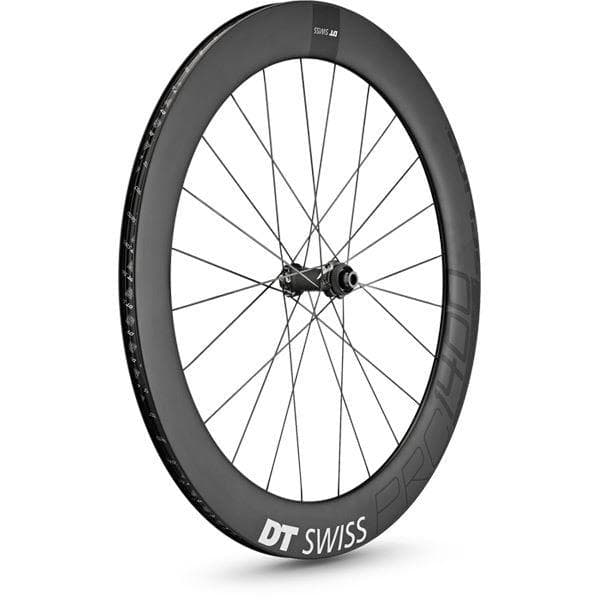 DT Swiss PRC 1400 SPLINE disc brake wheel, carbon clincher 65 x 18 mm rim, front