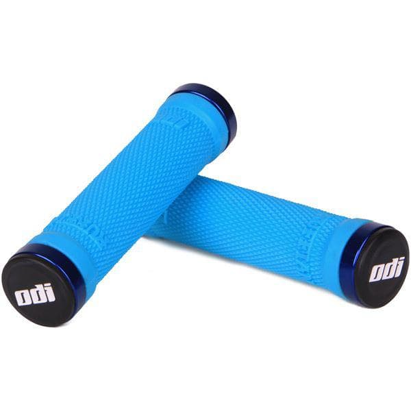 ODI Ruffian MTB Lock On Grips 130mm - Aqua / Black