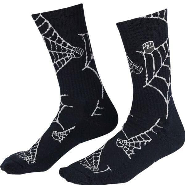 Fist Handwear Chapter 18 Collection - Cobweb Crew Socks - LG / XL