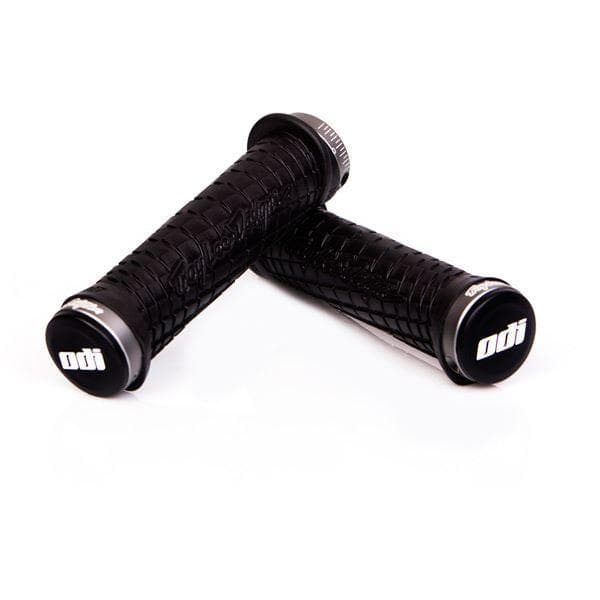 ODI Troy Lee Designs Lock On Grips 130mm - Black / Grey