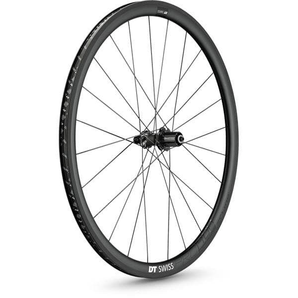 DT Swiss PRC 1400 SPLINE wheel; carbon clincher 35 x 18 mm rim; rear